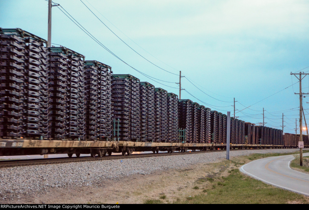 FTTX Flat Cars with Truck Frames